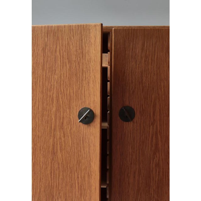 1960s China No. 232 Cabinet Oak and Brass attributed to Børge Mogensen for C.M. Madsen, Denmark, 1960s For Sale - Image 5 of 9
