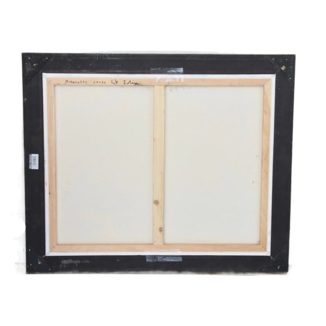 Silvio Silvestri, Listed Artist Minarets Mammoth Lake California Oil Painting Including the Antiqued Gold Wood Frame For Sale - Image 10 of 12