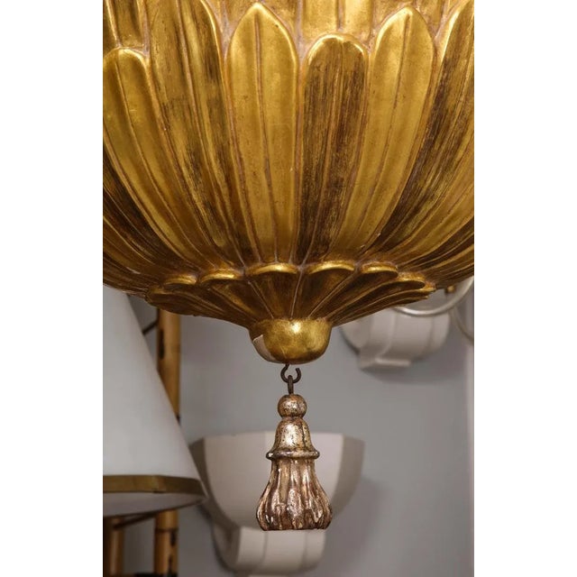 Bespoke Giltwood Hand-Carved Fixture For Sale - Image 9 of 12