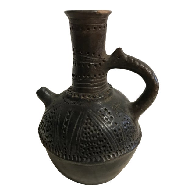 Chimu Blackware Vessel For Sale