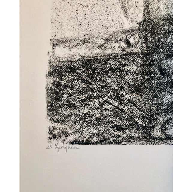 Anatoli Lvovich Kaplan, Vintage Russian Ukrainian Shtetl Scene Judaica Lithograph Jewish Portrait, 1957-1961 For Sale - Image 4 of 6