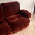 Vintage Three-Seater Sofa in Burgundy Red Velvet, Italy, 1970s For Sale - Image 4 of 11