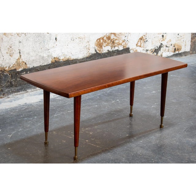 Mid-Century Modern Mid-Century Modern Mahogany Coffee Table For Sale - Image 3 of 6