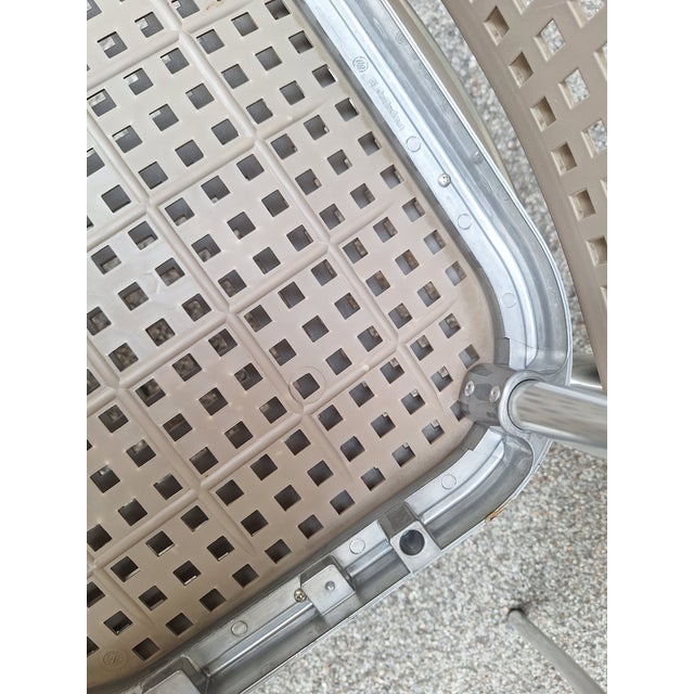 Vintage Stackable Silver Chairs by Vico Magistretti for De Padova, 1989, Set of 6 For Sale - Image 10 of 12