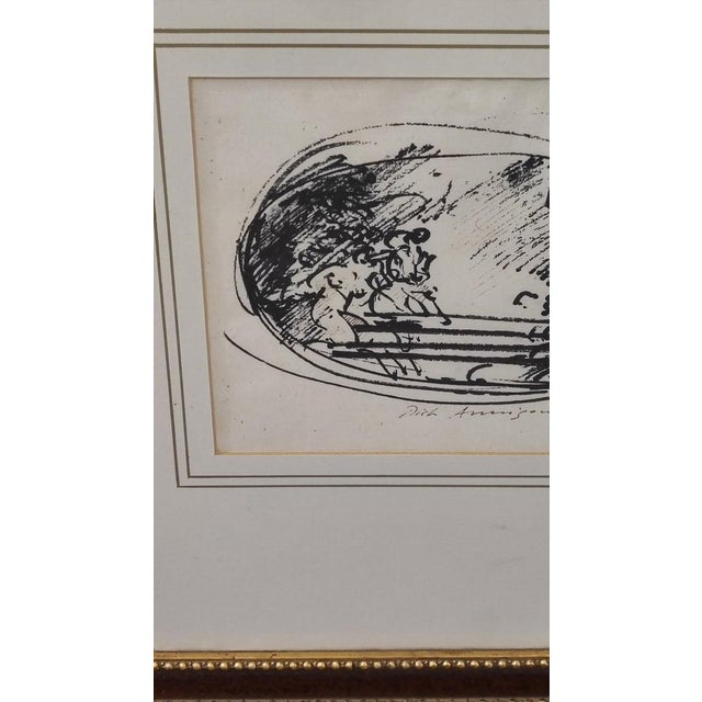 Pietro Annigoni, Abstract Composition, 1970s, Drawing For Sale - Image 3 of 14