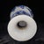 Ceramic Vintage Blue and White Porcelain Yuhuchun Vase With Figural Scene For Sale - Image 7 of 8