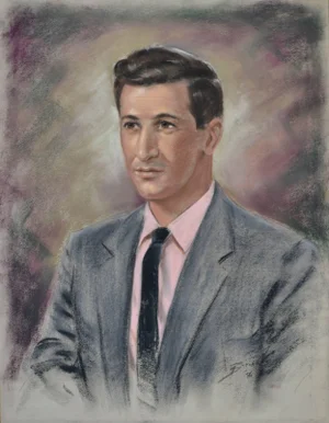 Butcher American Mid-Century Handsome Man Realism Portrait 1956