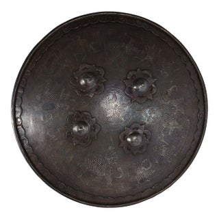 Antique Indo Persian Dhal Separ Shield For Sale