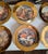 1970s Six Old Master Renaissance Art Cabinet Plates With Gold Exterior Rims For Sale - Image 5 of 14