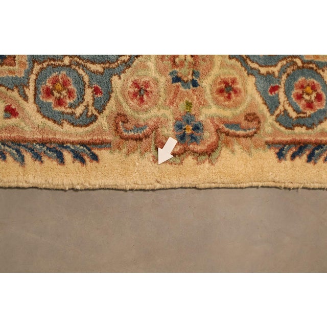 Kirmin Pattern Large Hand Tied 11' x 18' Fringed Area Rug For Sale - Image 17 of 18