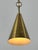 Metal Mid-Century Modern Perforated Brass Pendant, Sweden, 1950s For Sale - Image 7 of 18