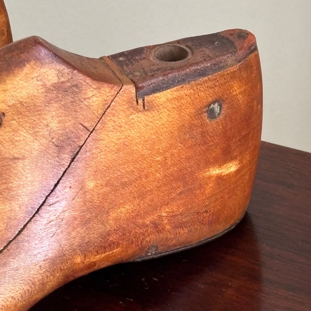 Circa 1900 Wooden Cobbler's Shoe Lasts -- A Pair For Sale In Baltimore - Image 6 of 18