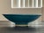 Vintage Blue Leaf Pottery Bowl For Sale In Palm Springs - Image 6 of 10