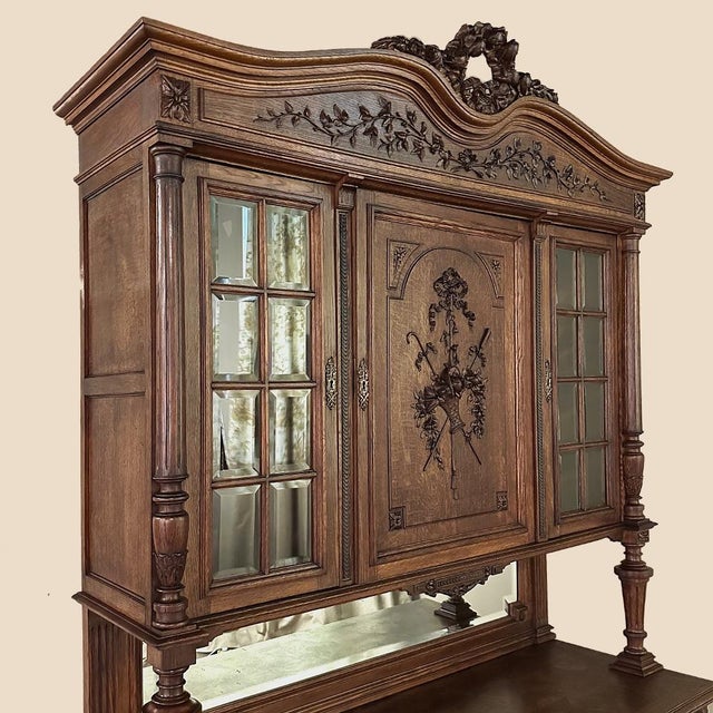 Late 19th Century 19th Century French Louis XVI China Buffet For Sale - Image 5 of 15
