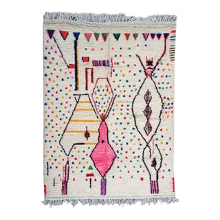Moroccan Neon Azilal Rug - 9.8 X 6.2 Ft For Sale