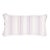 Schumacher Audrey Stripe 24" Lumbar Pillow in Lilac For Sale