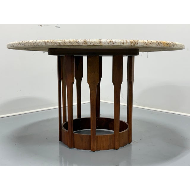 MANUFACTURE: Brown-Saltman -IN THE STYLE OF: Mid-Century Modern -DATE OF MANUFACTURE: 1960'S -MATERIALS TOP: MAN MADE...