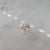 Contemporary Diagonal Double Row Pearl Cluster Ring 14k Yellow Ring, Size 8 For Sale - Image 3 of 5