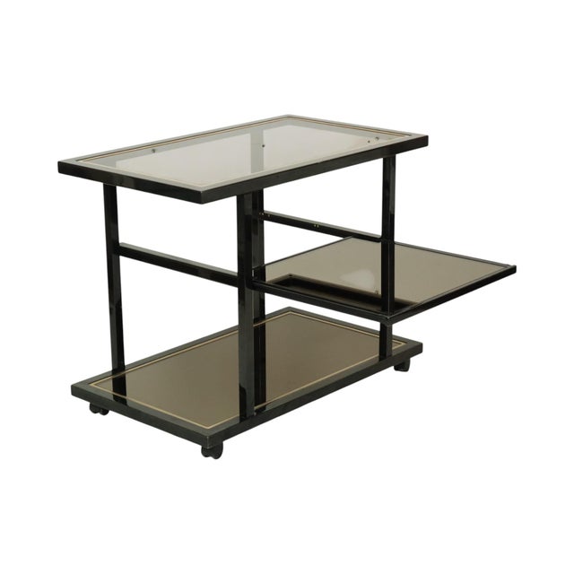Bar Cart by Roger Van Hevel for Belgo Chrome, 1970s For Sale - Image 4 of 18