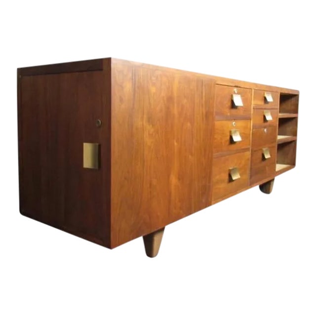 Large Mid-Century Credenza For Sale