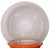 Orange Table Lamp by Carlo Nason, Murano Glass and Metal, Italy, 1960s For Sale - Image 3 of 5