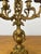 Gold Vintage French Brass Ornate Candleholders, Set of 2 For Sale - Image 8 of 12