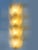 Murano Huge Scenographic Wall Sconce in Amber "Graniglia" Leaves Murano Glass bY Simoeng For Sale - Image 4 of 5