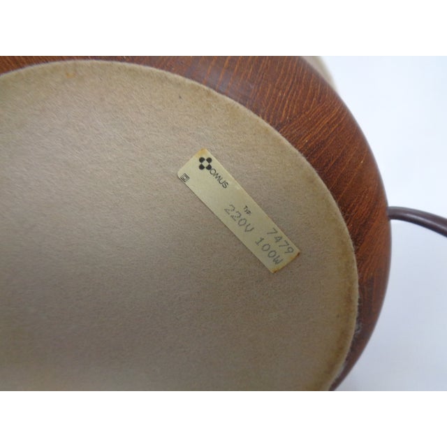 Mid-Century Modern Teak Table Lamp from Domus, 1960s For Sale - Image 3 of 10