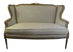 19th Century French Louis XVI Style Loveseat or Canape