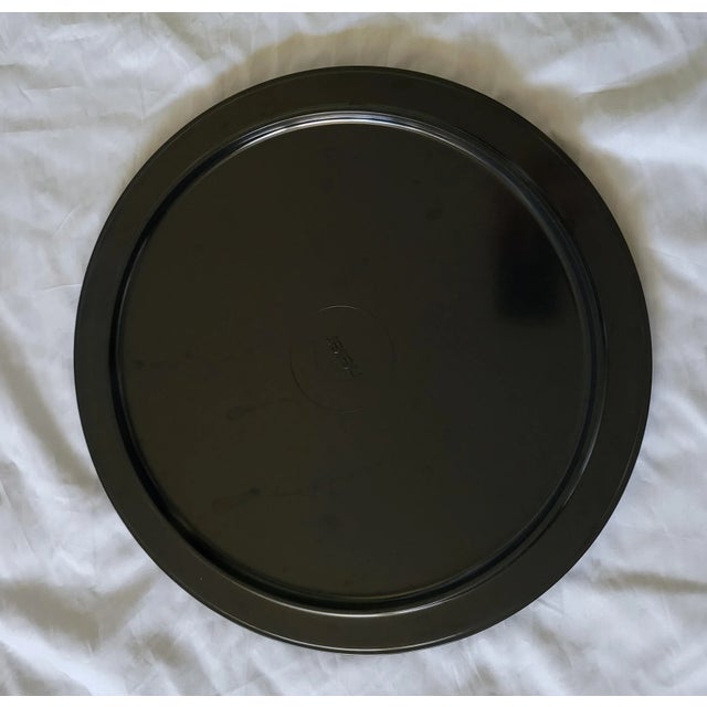 1960s Modernist Massimo Vignelli for Heller Melamine Black and White Dining Set- 19 Pieces For Sale - Image 9 of 13