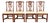 Henredon Georgian Carved Mahogany Dining Chairs, Set of Four For Sale