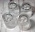 Mid 20th Century American Etched Animal Queen Lace Crystal Double Old Fashioned Glasses - Set of 4 For Sale - Image 11 of 15