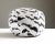 Contemporary The House of Scalamandré Tigre Sphere Pillow, Off-White & Black For Sale - Image 3 of 3