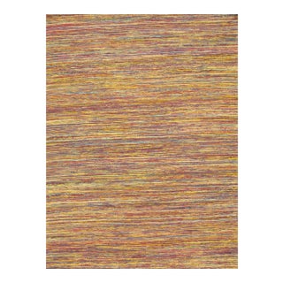 Pasargad NY Sari-Silk Modern Flat Weave Rug - 9' X 12' For Sale