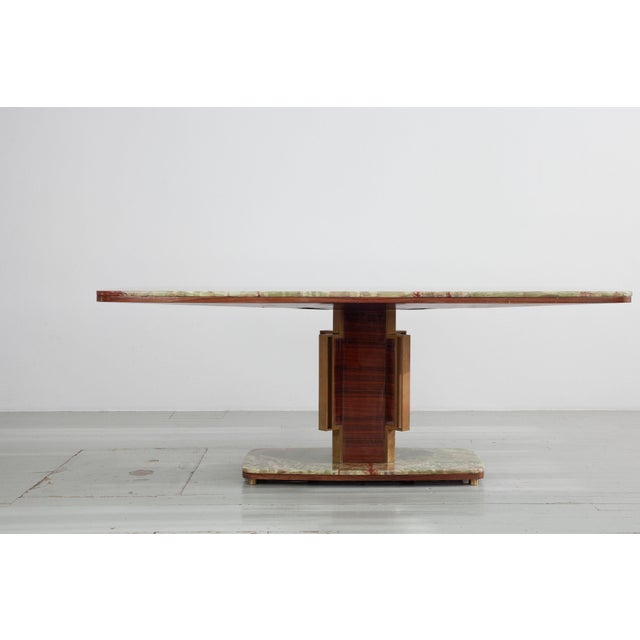 Olive Dining Table from La Permanente Mobili Cantù, Italy, 1960s For Sale - Image 8 of 18