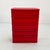 Red Model 4964 Chest of Drawers by Olaf Von Bohr for Kartell, 1970s, in Good conditions. Designed 1970 to 1979 This piece...