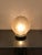 French Art Deco Round Geometric Table Lamp by Sabino For Sale - Image 11 of 13