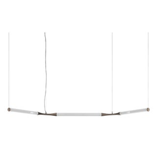 Ypsilon C-Shaped Glass Suspension Lamp by Lorenza Bozzoli For Sale