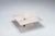 Brutalist Square White Coffee Table, Netherlands, 1970s For Sale - Image 4 of 14