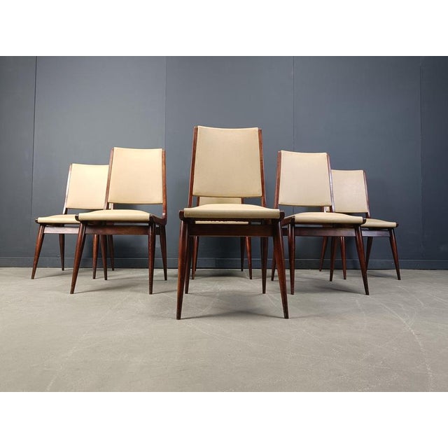 Mid-Century Italian Dining Chairs, 1950s, Set of 6 For Sale - Image 9 of 13
