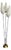 Scandinavian Floor Lamp with Three Lampshades, 1960 For Sale