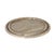 Sutton Round Travertine Tray Set, Grey For Sale In Detroit - Image 6 of 9