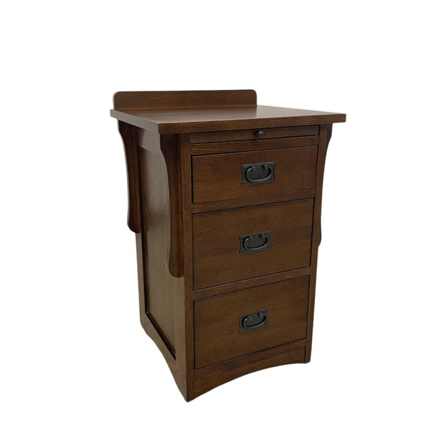 Crofter Style 3 Drawer End Table With Writing Tray-Michael Cherry-Mc3 For Sale - Image 13 of 18
