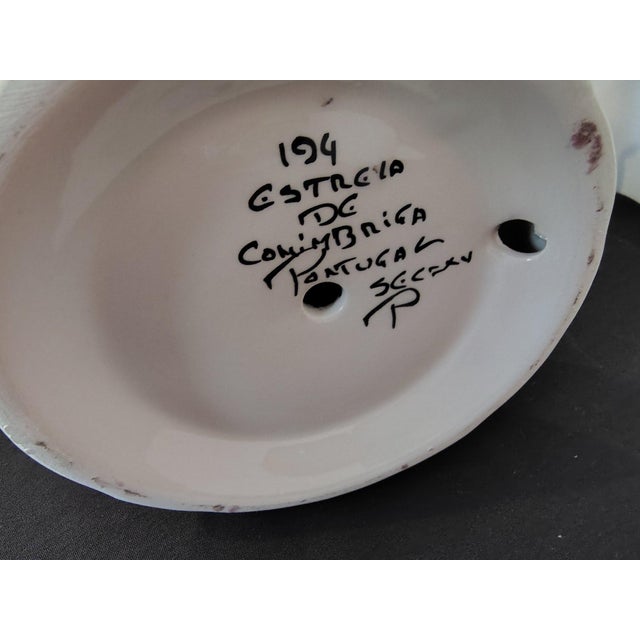 Traditional Pair of Large Vintage Estrela De Conimbriga 15th-Century Style Spiral Candlesticks For Sale - Image 3 of 6