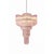 Murano Glass Sputnik Pink Quadriedro Spyral Italian Chandelier Diameter 60 cm = 23.7" Height 80 cm = 31.5 " more chain and...