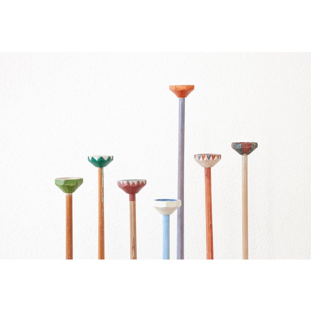 Large Candleholders by Iwan Näslund, Sweden, 1986, Set of 7 For Sale - Image 6 of 10