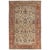 Antique Persian Sultanabad Carpet Ivory, Red, Light Blue, and Green For Sale - Image 12 of 18