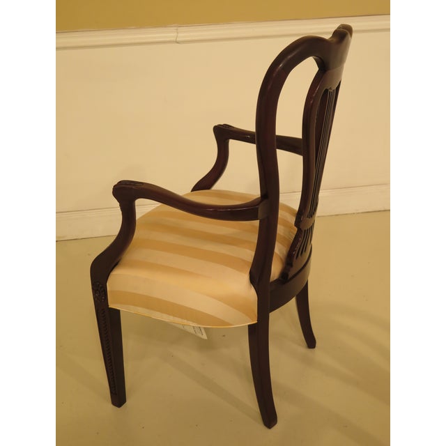 John Inlaid & Carved Regency Dining Room Chairs Set of 8