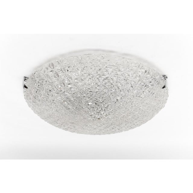 Large Glass Rings Flush Mount by Kaiser Leuchten, Germany, 1960s For Sale - Image 10 of 16