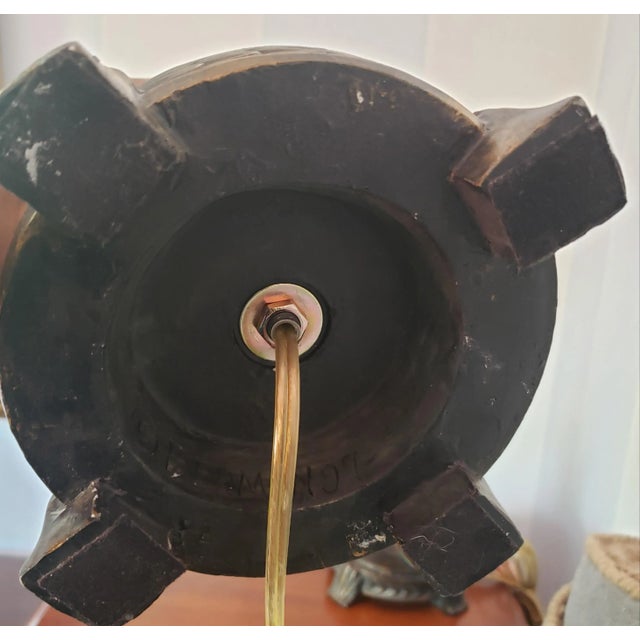 1990s Michael Berman Hand Made Ceramic and Glass Lamps - a Pair For Sale In Washington DC - Image 6 of 8